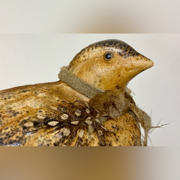 Mid Century Vintage Hand Painted Ceramic Quail Bird Figurine - Picture 9 of 16